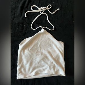 Brandy Melville white halter top